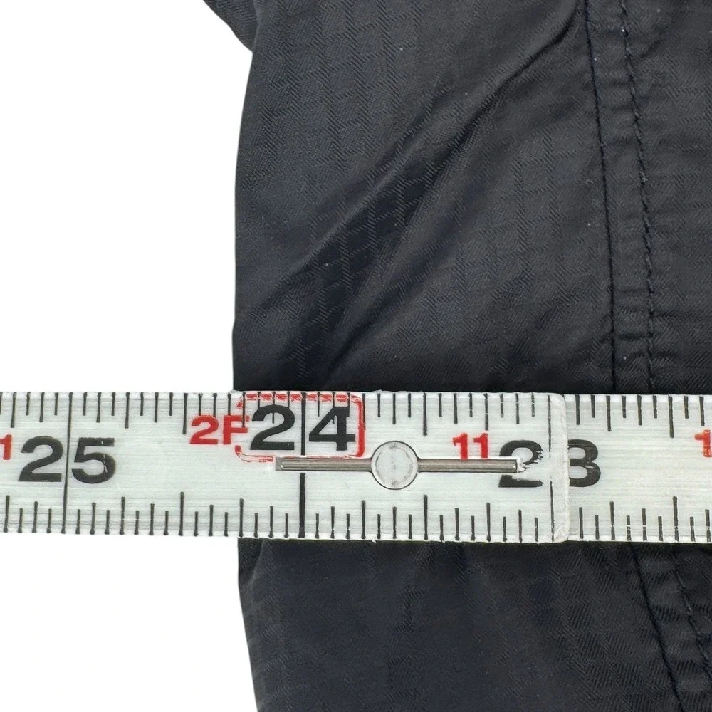 The North Face Fleece Lined Windbreaker Jacket Men's L Black Gorpcore EUC